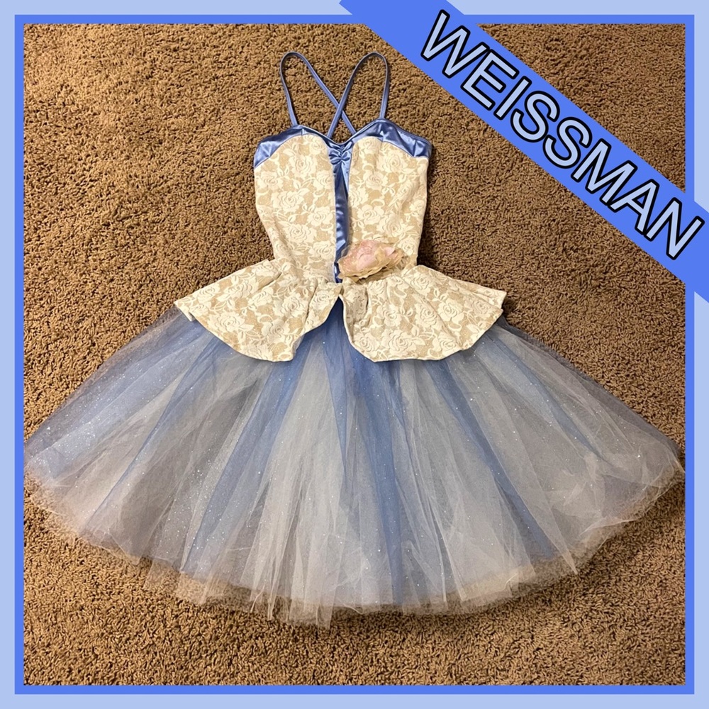 WEISSMAN BLUE DANCE COSTUME